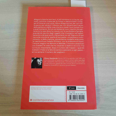 ARRIVANO I PAGLIACCI - CHIARA GAMBERALE - MONDADORI - 2016