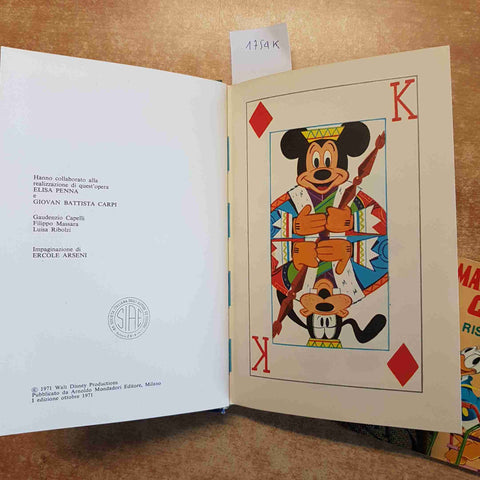 MANUALE QUIZ con risposte PRESENTA FEBO CONTI DISNEY MONDADORI 1°edizione 1971