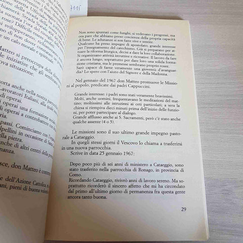 DON MATTEO CENSI UN PARROCO PER LA COMUNITA' LANZO INTELVI como ANDREA CAELLI