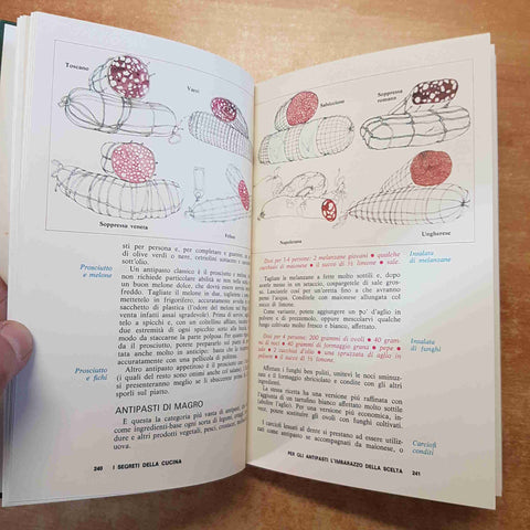 I SEGRETI DELLA CUCINA 3 VOLUMI + COFANETTO 1970 SELEZIONE DAL READER'S DIGEST