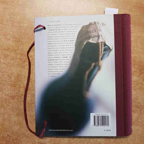 QUADERNO DEI VINI Luxury Books 2004 UVE DEGUSTAZIONE CANTINA CONSERVARE IL VINO