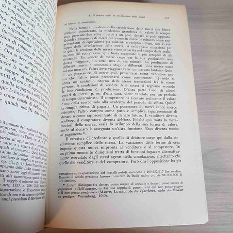 IL CAPITALE LIBRO PRIMO i classici del marxismo KARL MARX - EDITORI RIUNITI 1964