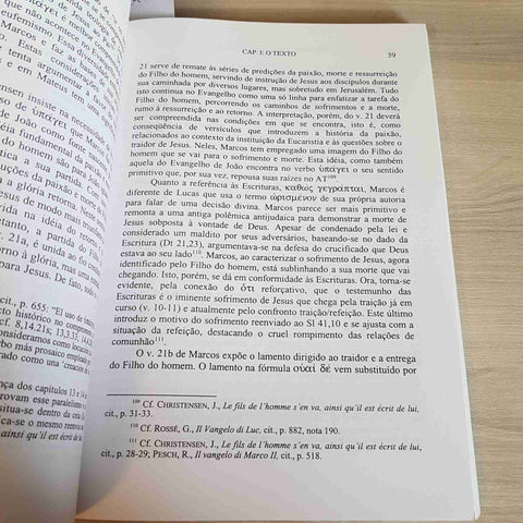 A IMPORTANCIA DA MESA DE REFEICAO NO ANUNCIO DA TRAICAO - CEZAR TEIXEIRA - 1998