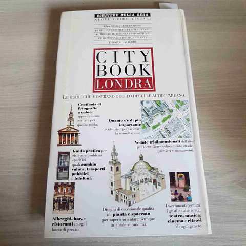 CITY BOOK LONDRA - GUIDE PEUGEOT - CORRIERE DELLA SERA
