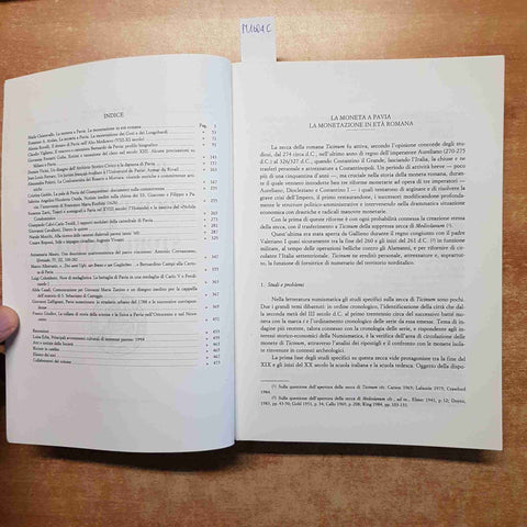 BOLLETTINO SOCIETA' PAVESE STORIA PATRIA 1995 moneta a pavia, Carlo V, Certosa