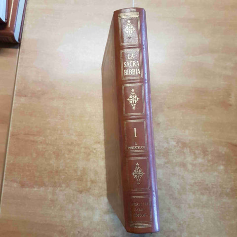 LA SACRA BIBBIA FABBRI 1964 VOLUME 1 ANTICO E NUOVO TESTAMENTO - IL PENTATEUCO