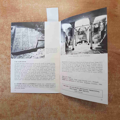 IL DUOMO DI TRENTO guida Museo Diocesano Tridentino 1986 IGINIO ROGGER