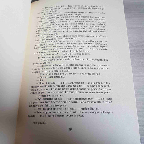 STRAORDINARIE STORIE DI CANI - JACK LONDON 1985 MURSIA zanna bianca, il richiamo