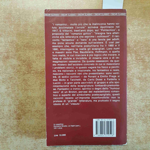 RACCONTI NERI DELLA SCAPIGLIATURA Gilberto Finzi 1992 OSCAR MONDADORI