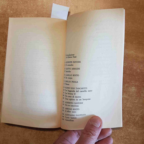 RACCONTI NERI DELLA SCAPIGLIATURA Gilberto Finzi 1992 OSCAR MONDADORI