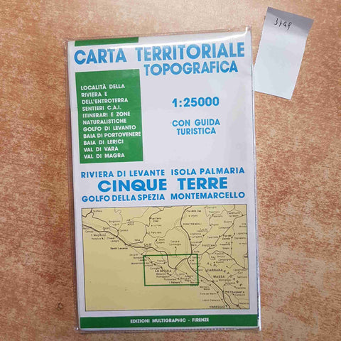 RIVIERA DI LEVANTE CINQUE TERRE GOLFO DELLA SPEZIA guida + carta territoriale