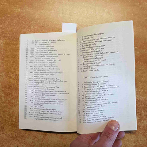 LIVIO STORIA DI ROMA XXXVII-XXXVIII OSCAR MONDADORI testo a fronte