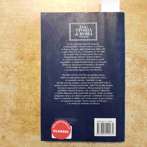 LIVIO STORIA DI ROMA XXVI - XXVII OSCAR MONDADORI testo a fronte