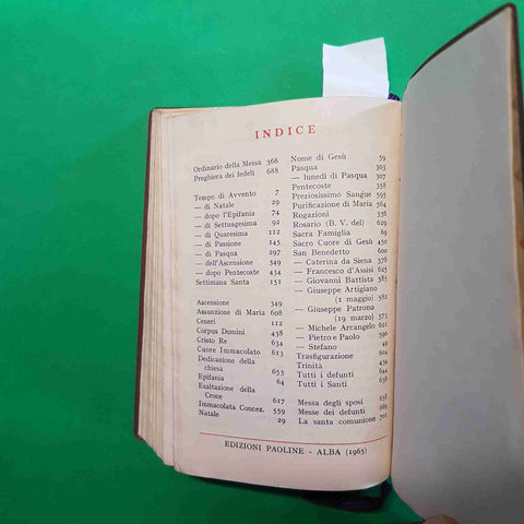 MESSALE ROMANO FESTIVO 1965 EDIZIONI PAOLINE