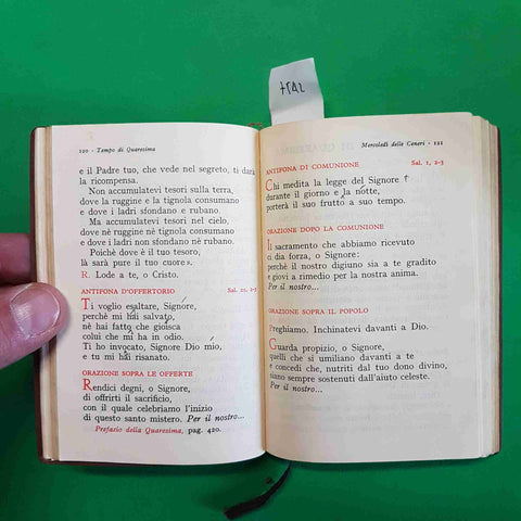 MESSALE ROMANO FESTIVO 1965 EDIZIONI PAOLINE