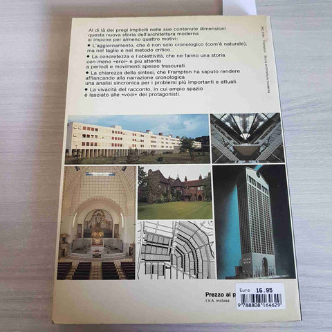 STORIA DELL'ARCHITETTURA MODERNA - KENNETH FRAMPTON - ZANICHELLI EDITORE - 1982