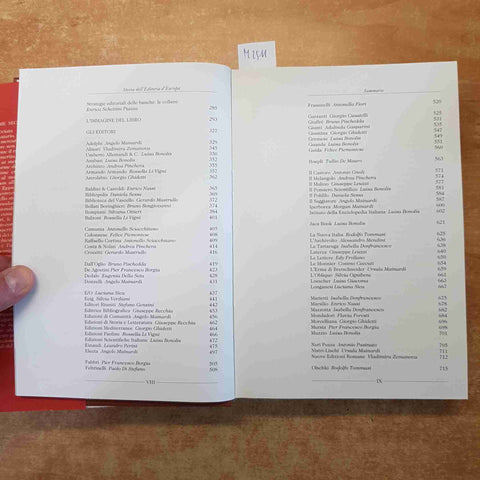 STORIA DELL'EDITORIA D'EUROPA volume secondo: ITALIA SHAKESPEARE & COMPANY