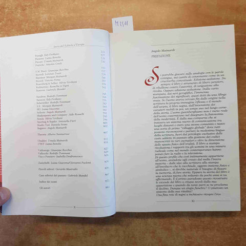 STORIA DELL'EDITORIA D'EUROPA volume secondo: ITALIA SHAKESPEARE & COMPANY