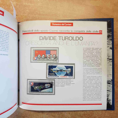 COLLEZIONE DI FRANCOBOLLI DELLO SPAZIO completo 1978 DOMENICA DEL CORRIERE renzi