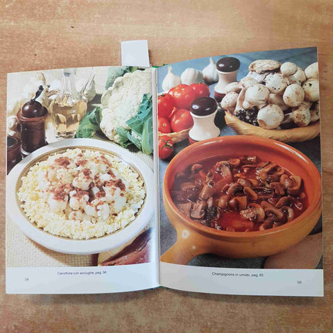 LE INSALATE E LE VERDURE i segreti della cucina VALLARDI 1987 ricette e consigli