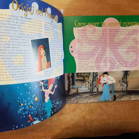 WALT DISNEY PICTURES PRESENTA LA SIRENETTA paola papi BROCHURE BUENA VISTA