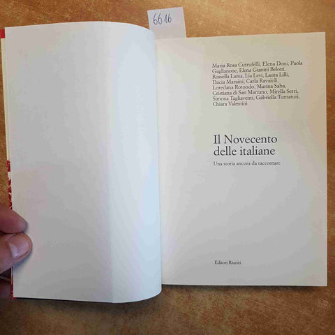 IL NOVECENTO DELLE ITALIANE una storia ancora da raccontare 2001 EDITORI RIUNITI