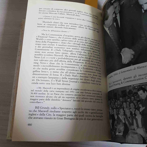 ROBERT MAXWELL STORIA DI UN IMPERO MODERNO - JOE  HAINES - RUSCONI - 1988