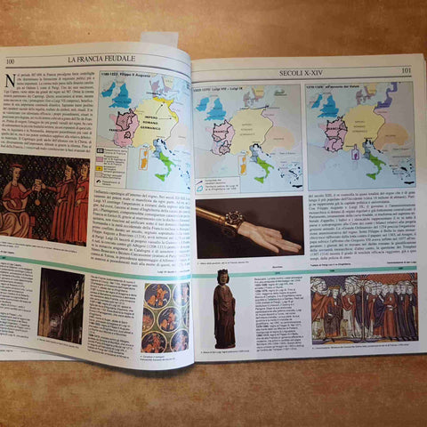 IL NUOVO ATLANTE STORICO ZANICHELLI 1988 carte grafici schede cronologia foto