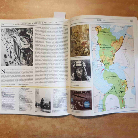 IL NUOVO ATLANTE STORICO ZANICHELLI 1988 carte grafici schede cronologia foto