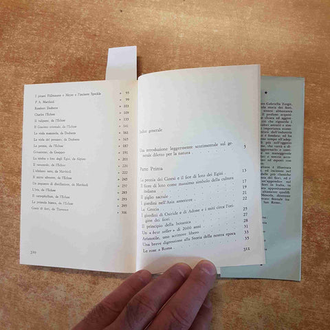 PICCOLA STORIA DEI FIORI GABRIELE TERGIT PICCOLE STORIE ILLUSTRATE SANSONI 1962