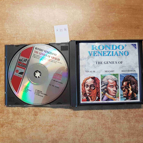 RONDO' VENEZIANO 3 CD THE GENIUS OF VIVALDI MOZART BEETHOVEN 1990 BABY RECORDS