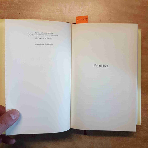 ORIANA FALLACI UN CAPPELLO PIENO DI CILIEGE 2008 RIZZOLI prima edizione ROMANZO