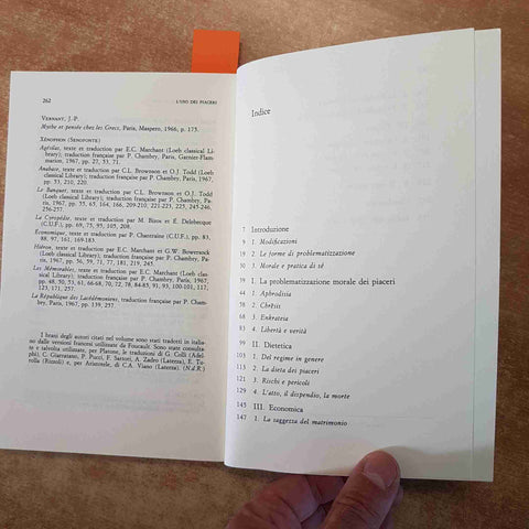 MICHEL FOUCAULT - L'USO DEI PIACERI storia della sessualita' 2 FELTRINELLI