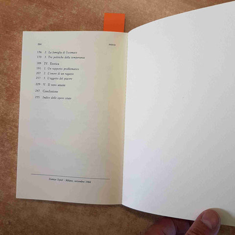 MICHEL FOUCAULT - L'USO DEI PIACERI storia della sessualita' 2 FELTRINELLI