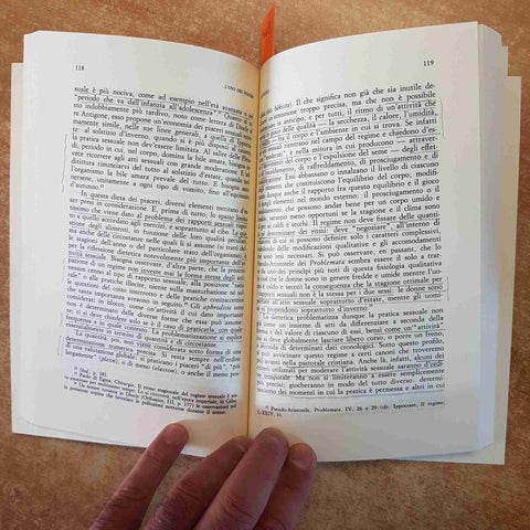 MICHEL FOUCAULT - L'USO DEI PIACERI storia della sessualita' 2 FELTRINELLI
