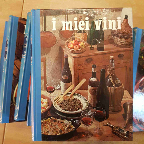 LA MIA CUCINA + I MIEI VINI + LA MIA TAVOLA 12 VOLUMI DE AGOSTINI 1977 EDIPEM