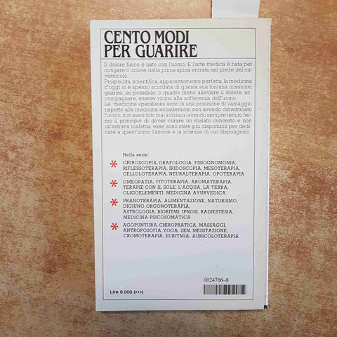 CHIROSCOPIA cento modi per guarire 1 GRAFOLOGIA MESOTERAPIA ferrieri lodispoto