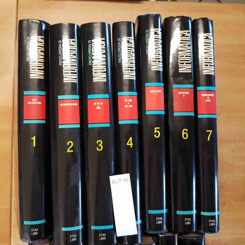 ENCICLOPEDIA DI INFORMATICA 14 VOLUMI fondamenti metodi applicazioni ETAS LIBRI
