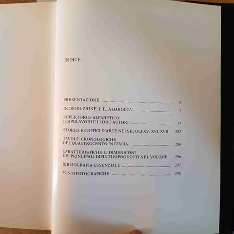 L'ETA' BAROCCA I CAPOLAVORI F6 ENCICLOPEDIA DELLA PITTURA UNIVERSALE master
