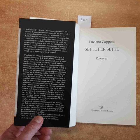 LUCIANO CAPPONI - DOMENICO GIANNINI EDITORE - SETTE PER SETTE 2005 THRILLER 1°ED