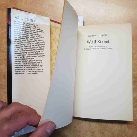 KENNETH LIPPER - CDE - WALL STREET 1988 stanley weiser & oliver stone