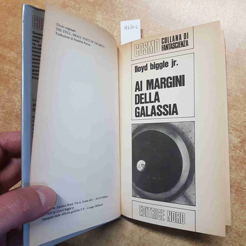 LLOYD BIGGLE JR. - EDITRICE NORD - AI MARGINI DELLA GALASSIA cosmo fantascienza