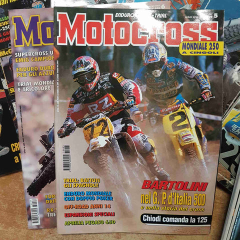 MOTOCROSS MENSILE 12 NUMERI 1997 ENDURO RALLY TRIAL la rivista del fuoristrada