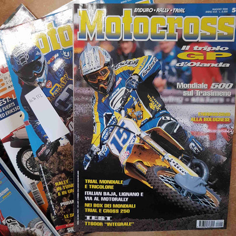 MOTOCROSS MENSILE 12 NUMERI 2000 ENDURO RALLY TRIAL la rivista del fuoristrada