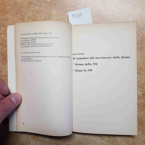 OLTRE L'ABORTO POSIZIONI E DOCUMENTI DEL MOVIMENTO DELLE DONNE 1981