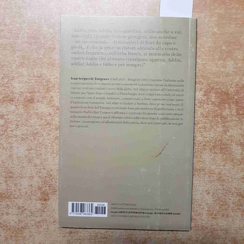 IVAN TURGENEV - DIARIO DI UN UOMO SUPERFLUO - IL SOLE 24 ORE 2016