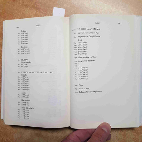 POESIA CLASSICA GRECA vol. 7 antologia LA BIBLIOTECA DI REPUBBLICA - SIMONE BETA