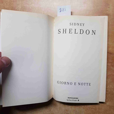 SIDNEY SHELDON - MONDADORI - GIORNO E NOTTE romanzo 2009