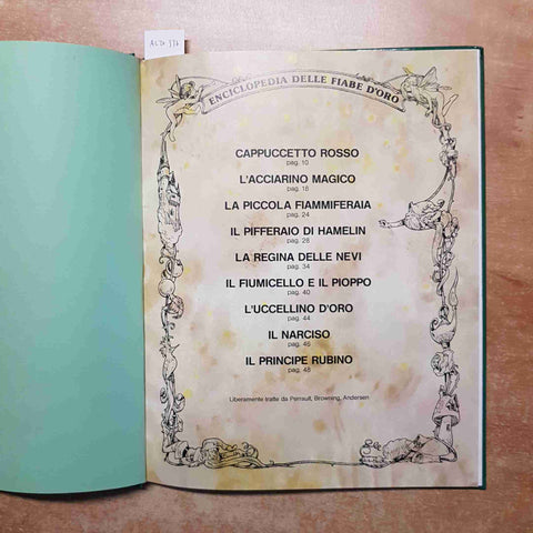 LA STORIA DI CAPPUCCETTO ROSSO E TANTE ALTRE ENCICLOPEDIA DELLE FIABE ORO - DAMI