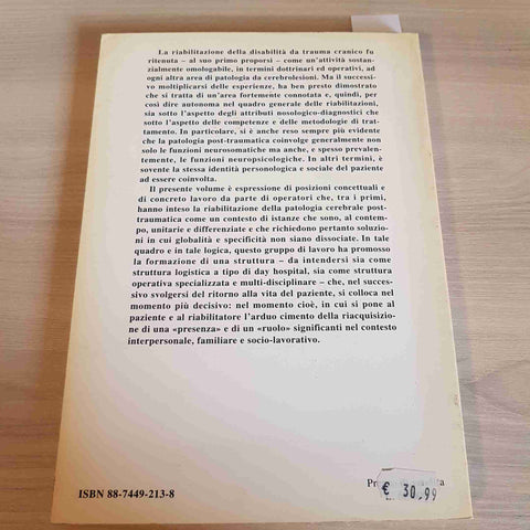 PERINO, RAGO - MARRAPESE - RIABILITAZIONE E REINSEIMENTO SOCIALE TRAUMA - 1995